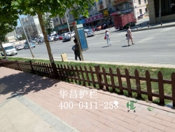 绥芬河道路PVC护栏